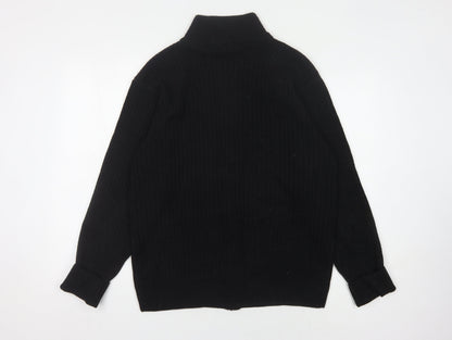 Premier Man Men's Black Full Zip Jumper - M