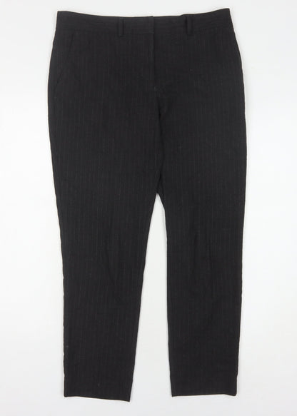 Womens UK Size 10 NEXT Regular Fit  Black Trousers