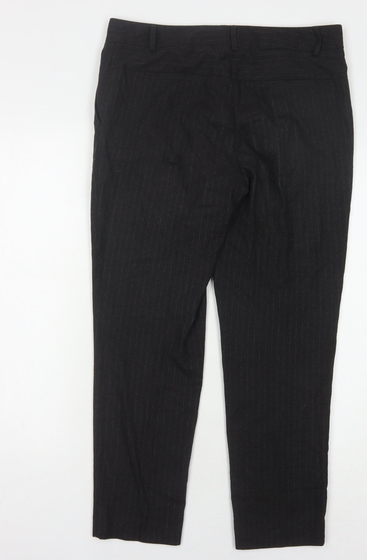 Womens UK Size 10 NEXT Regular Fit  Black Trousers
