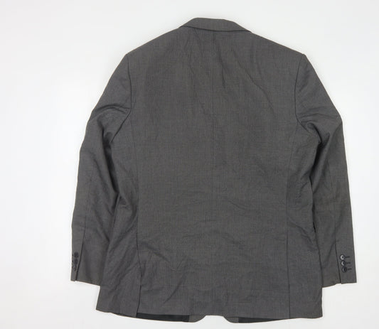 Mens UK Size 42 Scott & Taylor Regular Grey Suit Jacket