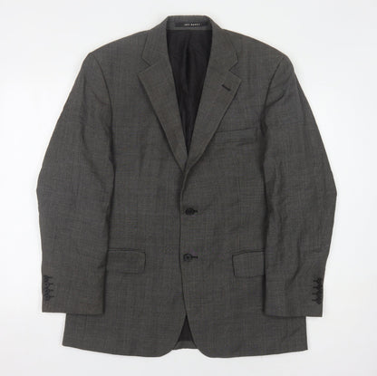 Mens UK Size 40 Jeff Banks Regular Grey Suit Jacket