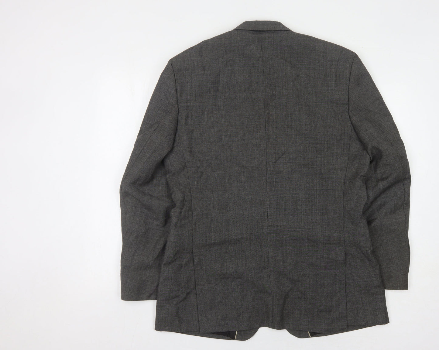 Mens UK Size 40 Jeff Banks Regular Grey Suit Jacket