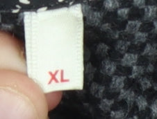 O'Neill Women's Black Mid-Length Belted Coat XL