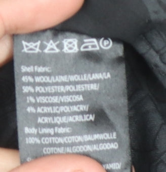 O'Neill Women's Black Mid-Length Belted Coat XL