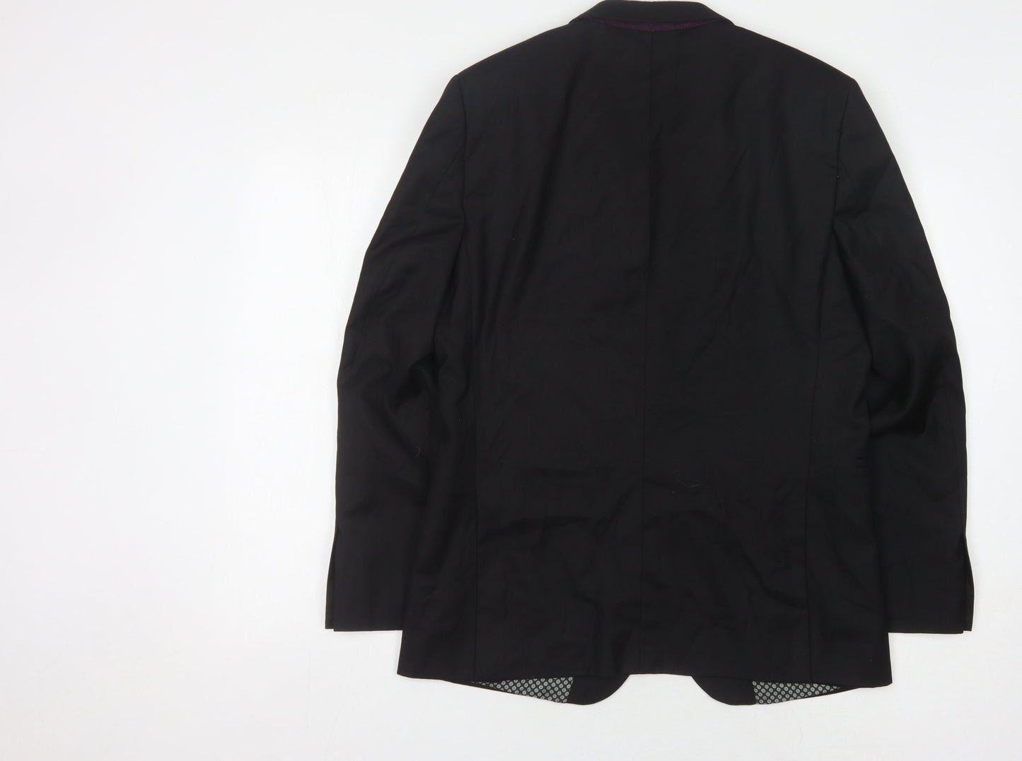 Mens UK Size 40 ONESIX5IVE Regular Black Suit Jacket