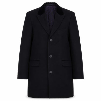 Unisex Adults UK Size S Marks and Spencer Black Overcoat