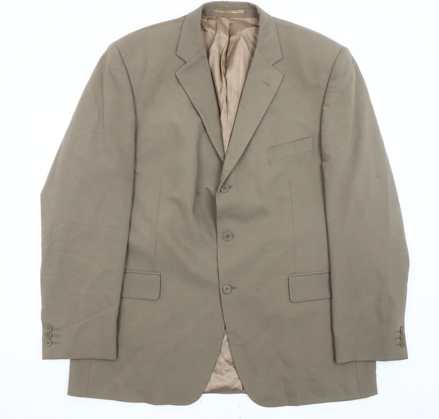 Mens UK Size 46 Sovereign Regular Brown Suit Jacket
