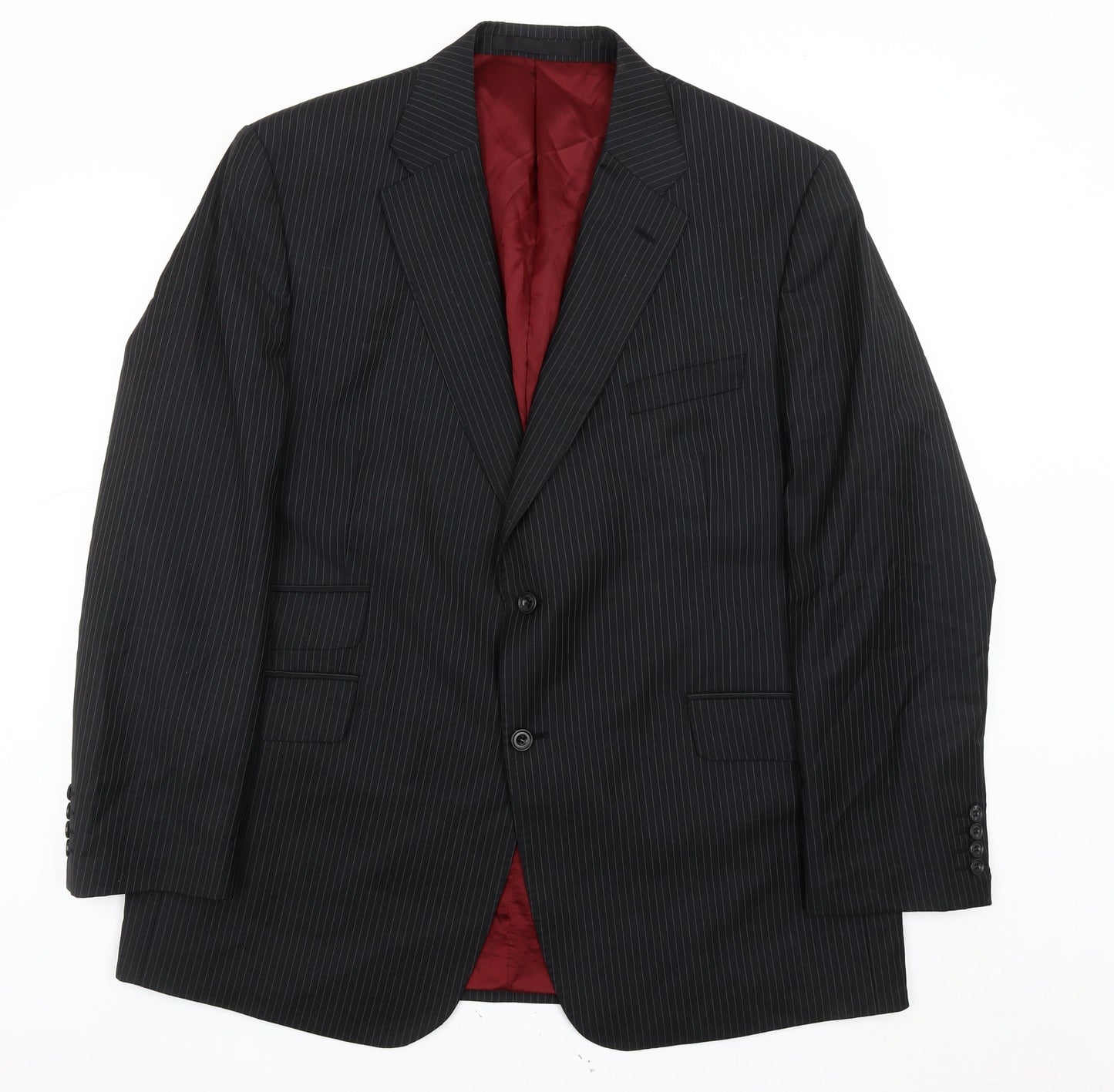 Mens UK Size 46 Marks and Spencer Regular Black Suit Jacket
