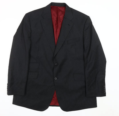 Mens UK Size 46 Marks and Spencer Regular Black Suit Jacket