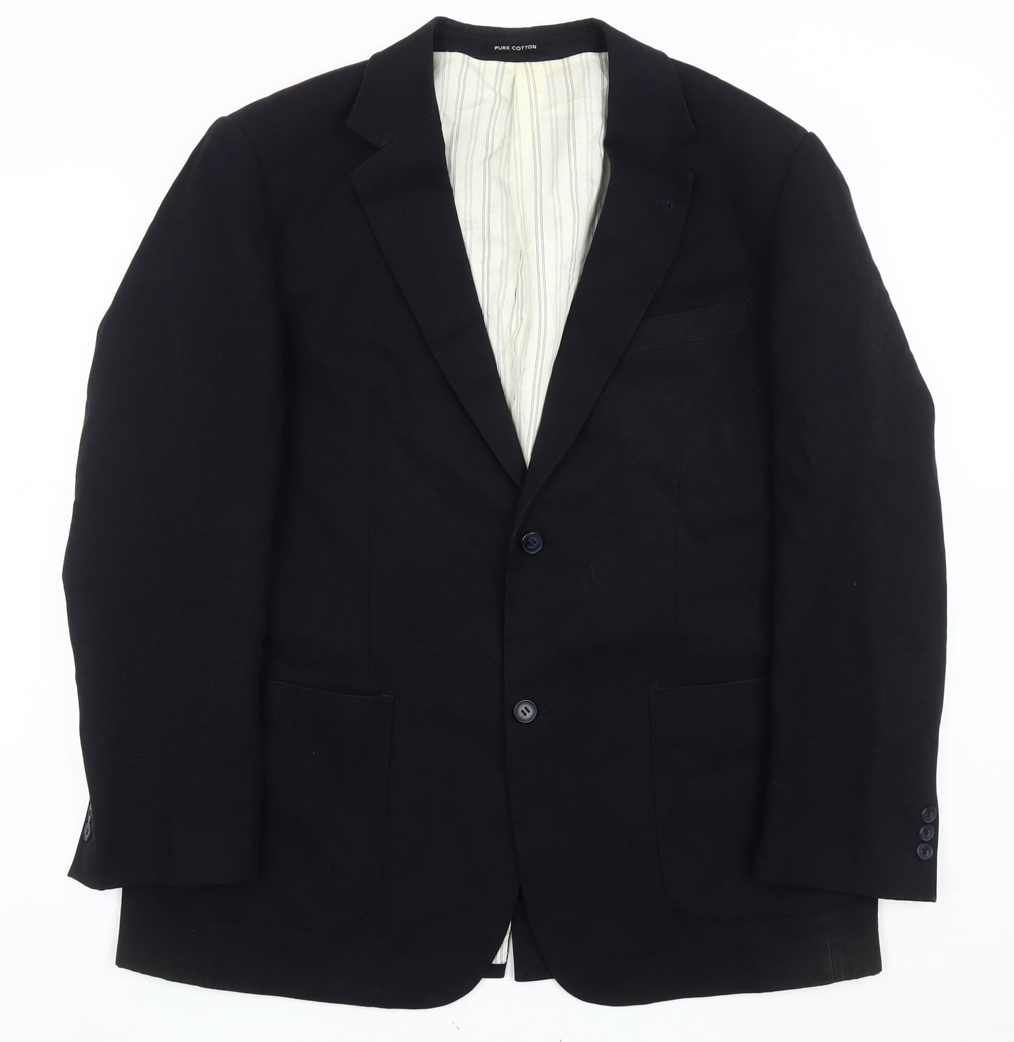Mens UK Size 42 Debenhams Regular Black Suit Jacket