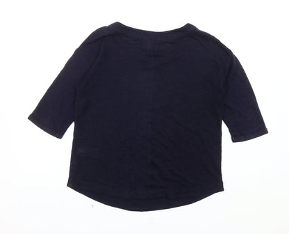 Womens UK Size 8 White Stuff Blue Pullover Jumper