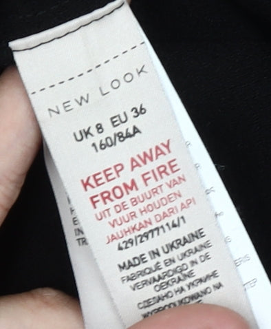 New Look Women’s Black Blazer UK 8 Regular Fit