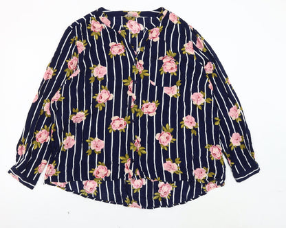 Anthology Women's Multicoloured Size 24 Floral Blouse