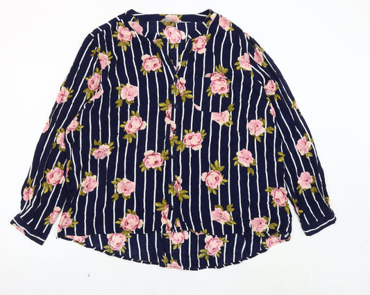 Anthology Women's Multicoloured Size 24 Floral Blouse