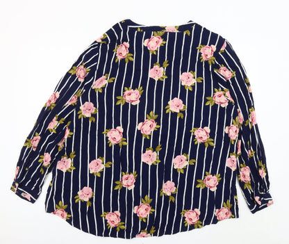 Anthology Women's Multicoloured Size 24 Floral Blouse