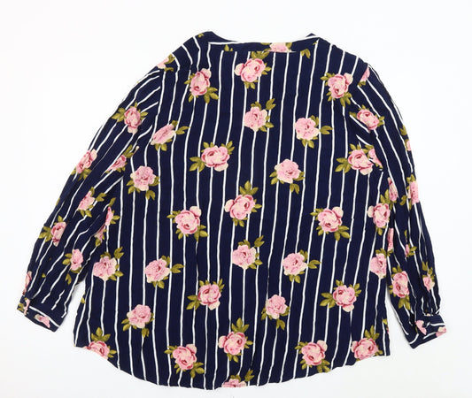 Anthology Women's Multicoloured Size 24 Floral Blouse