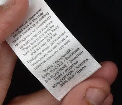 Monsoon Women's Black Maxi Dress Size 10 Sleeveless