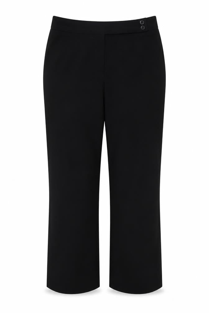 Womens UK Size 16 BHS Regular Fit  Black Trousers