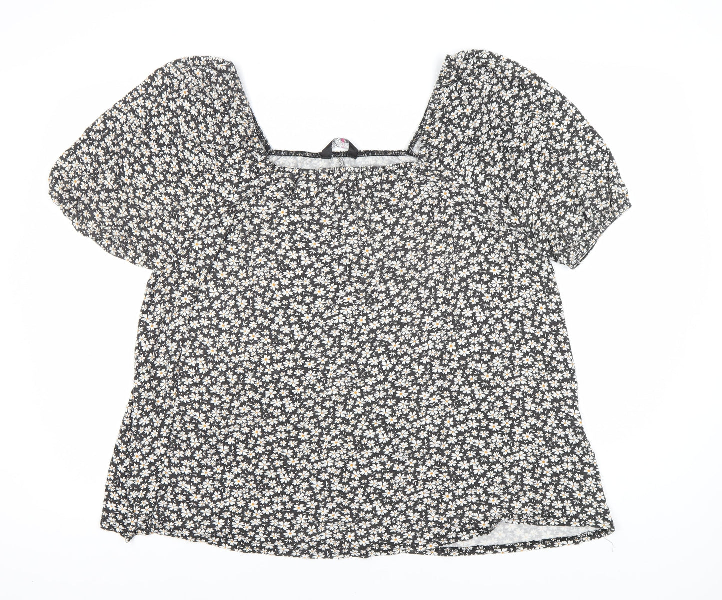 Womens UK Size 20 Yours Black  Blouse