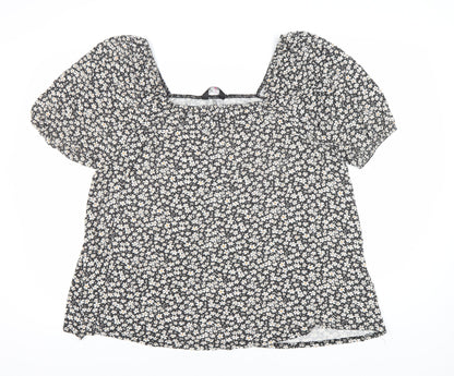 Womens UK Size 20 Yours Black  Blouse