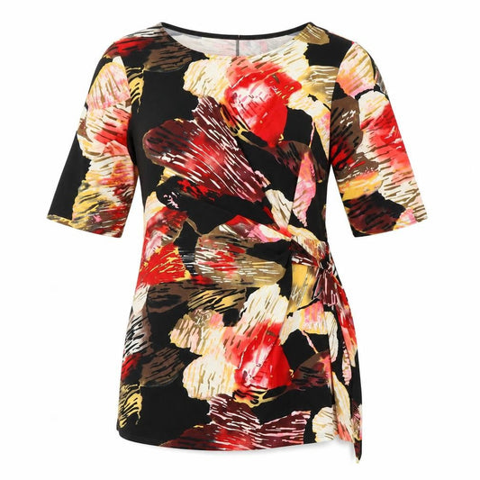 Womens UK Size 12 Klass Multicoloured Wrap Blouse
