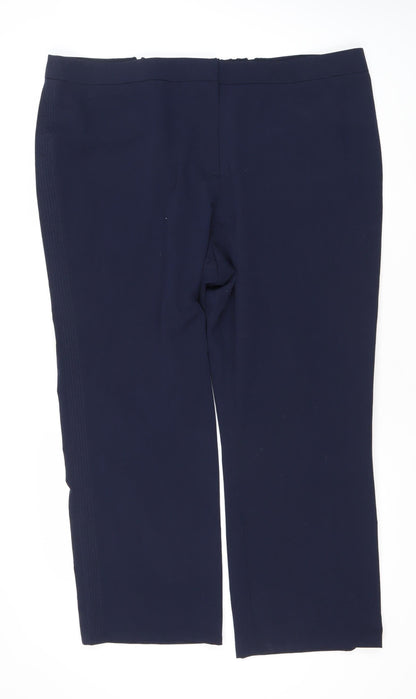 Capsule Women's Blue Trousers, Size 24