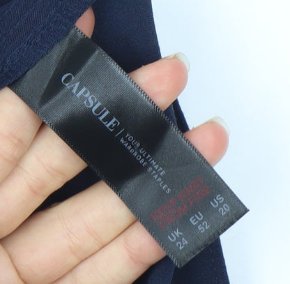 Capsule Women's Blue Trousers, Size 24