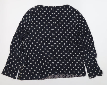 Womens UK Size 10 White Stuff Blue Basic Blouse