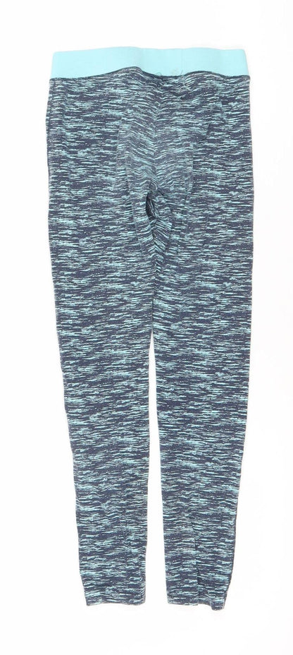 Decathlon Girls' Blue Ankle Leggings - 9-10 Years