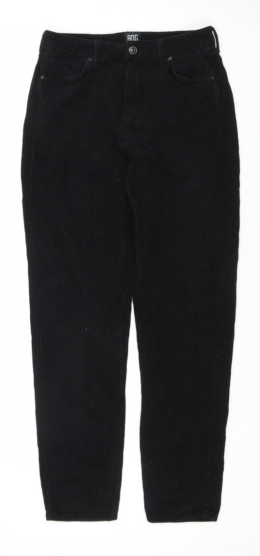 BDG Women's Black Corduroy Trousers Size 12