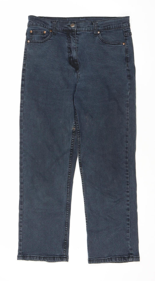 Cotton Traders Women's Black Jeans, Size 12