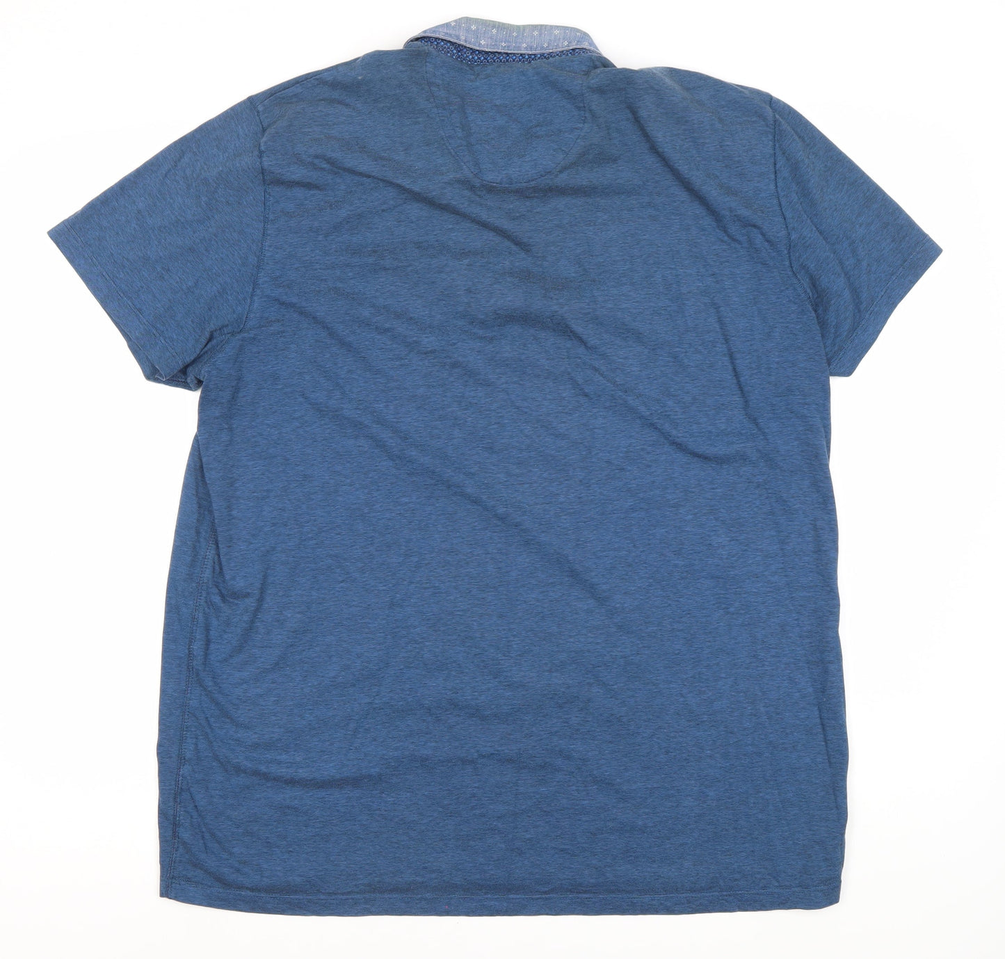 Next Men's Blue Slim Fit Polo Shirt 2XL