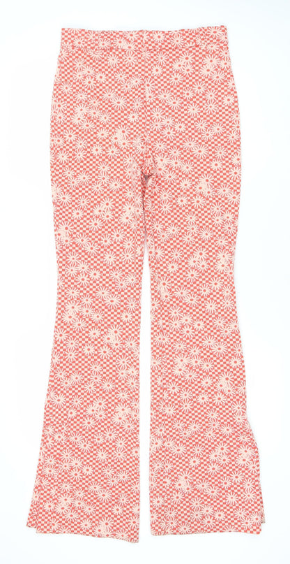 Womens UK Size M Zara   Multicoloured Trousers