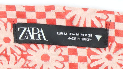 Womens UK Size M Zara   Multicoloured Trousers