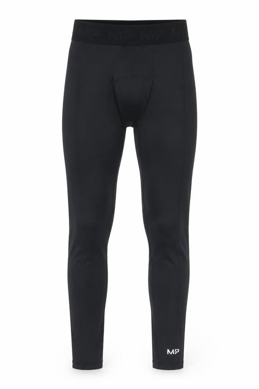 Mens UK Size S MP Athletic Fit Compression Black Leggings