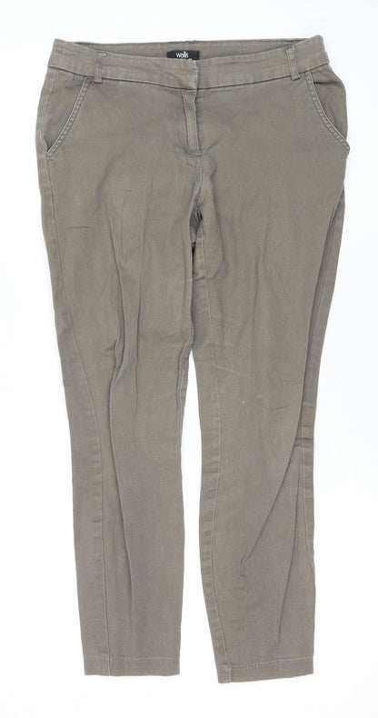 Womens UK Size 10 Wallis  Skinny Grey Jeans