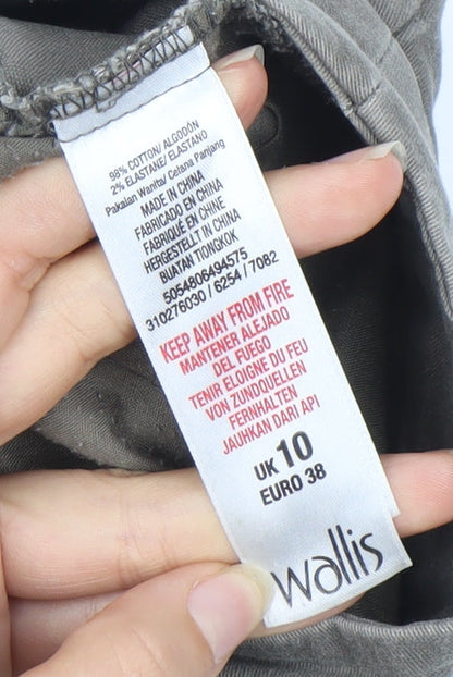 Womens UK Size 10 Wallis  Skinny Grey Jeans