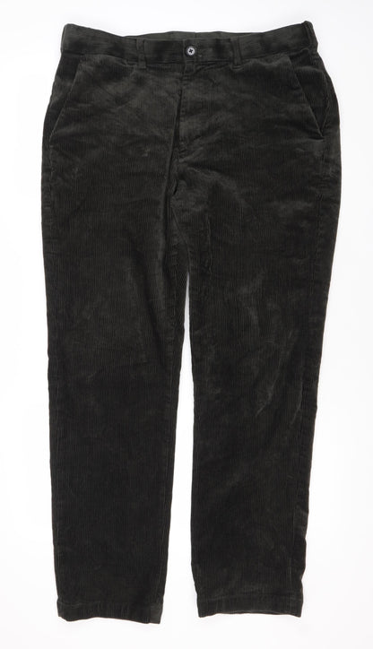 Marks and Spencer Men's Black Corduroy Trousers