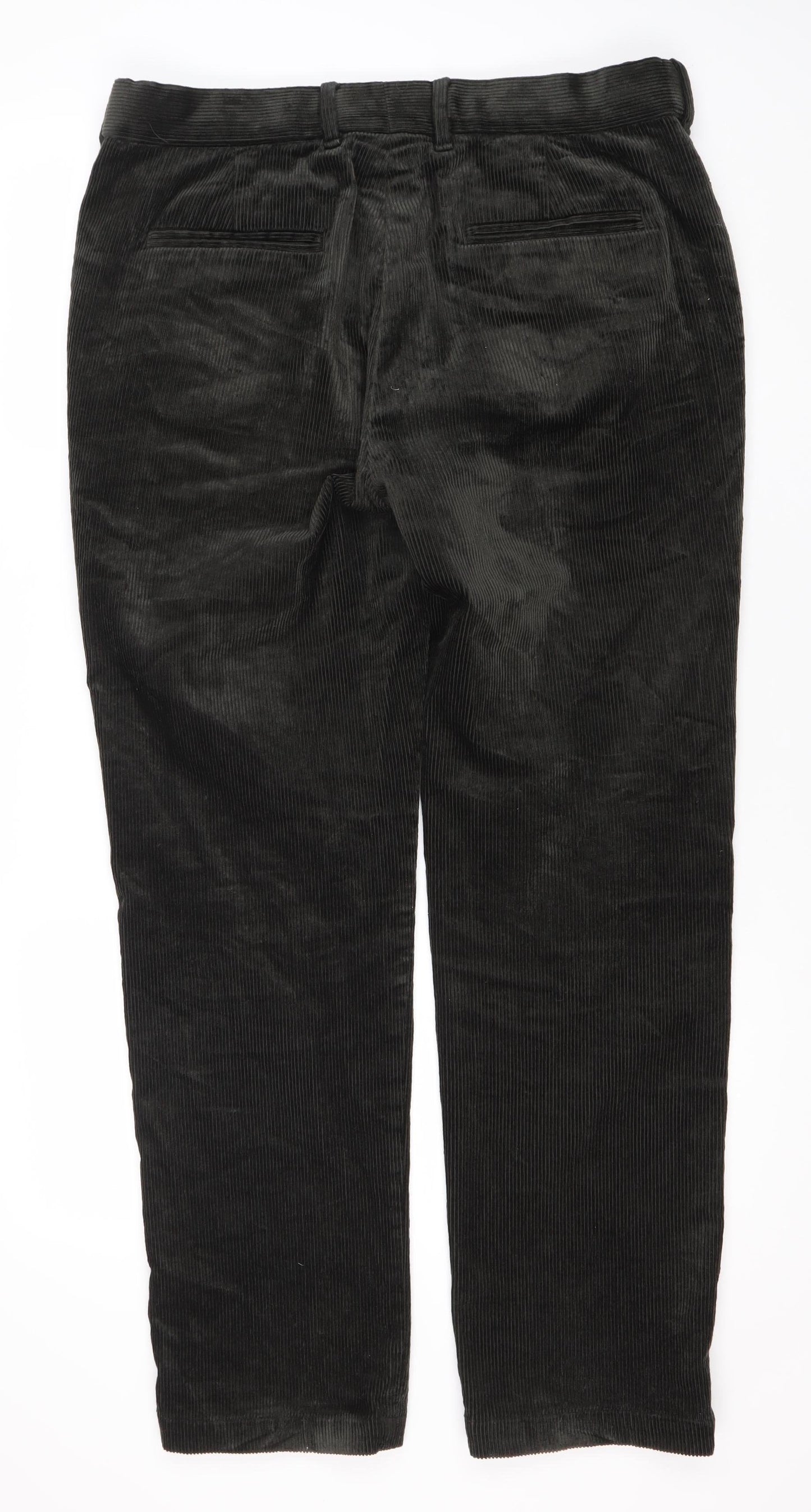 Marks and Spencer Men's Black Corduroy Trousers