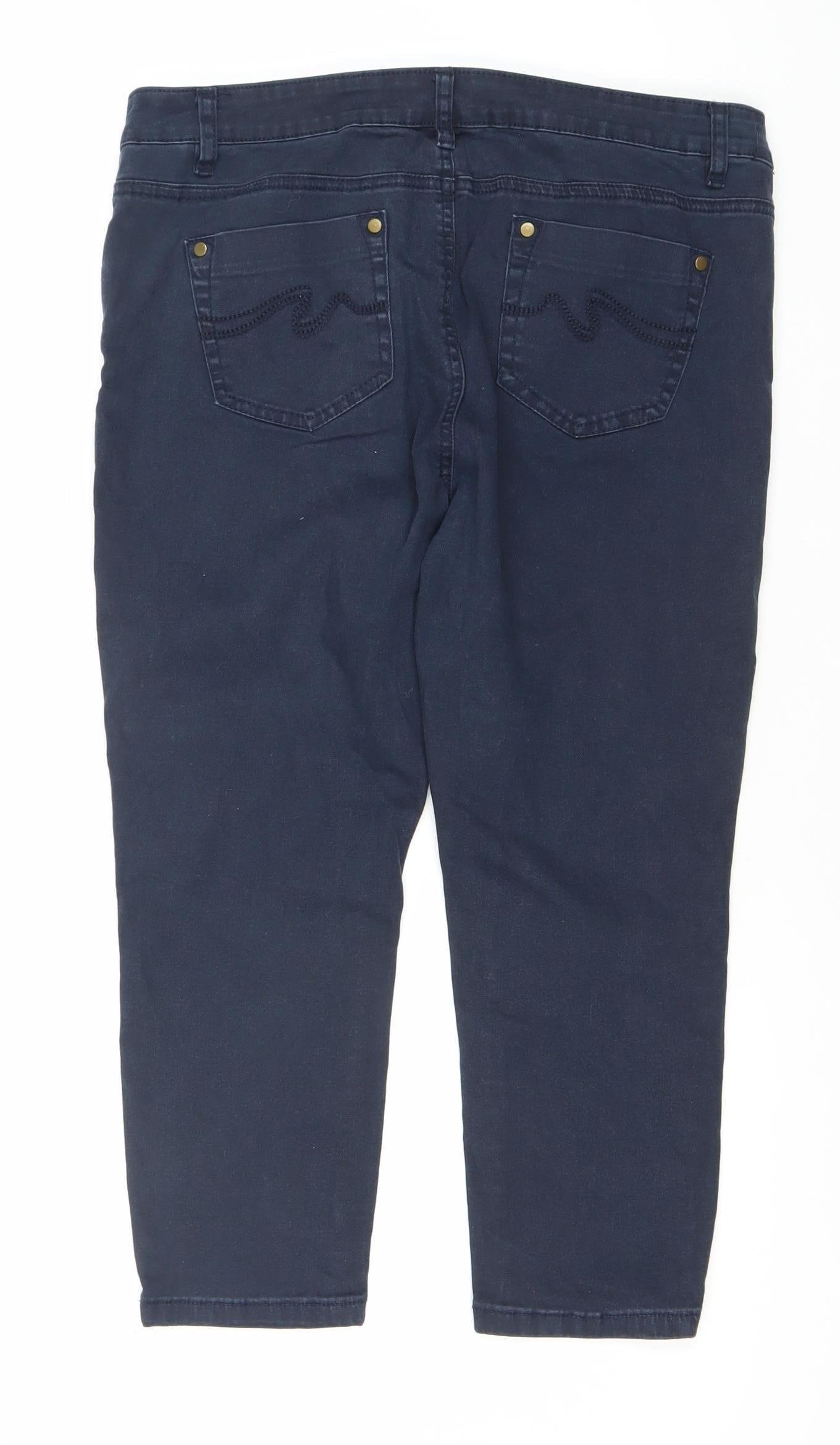 Dorothy Perkins Women's Blue Straight Jeans Size 16