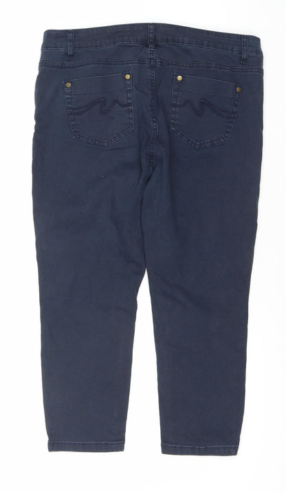 Dorothy Perkins Women's Blue Straight Jeans Size 16