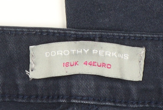 Dorothy Perkins Women's Blue Straight Jeans Size 16