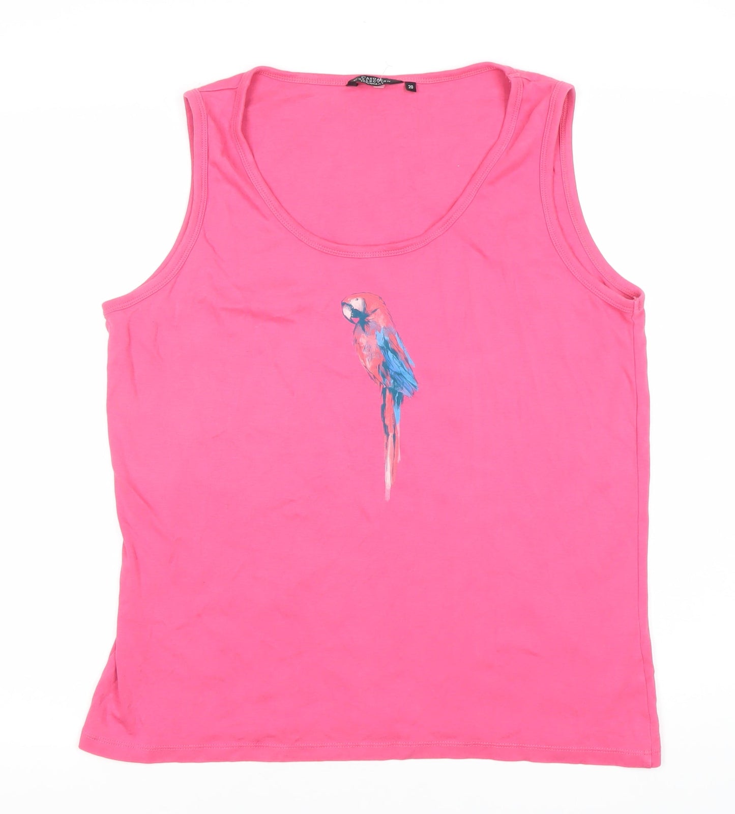 Womens UK Size 20 Casual Collection Pink  Tank