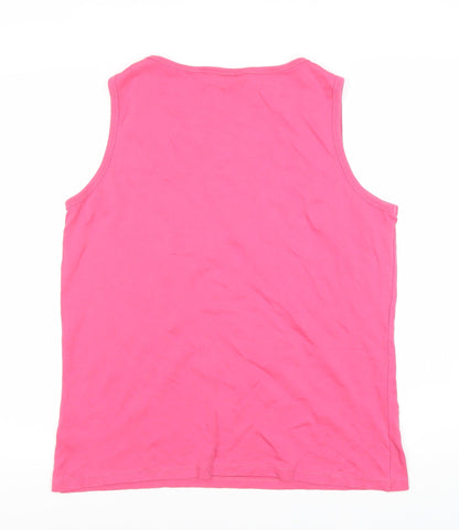 Womens UK Size 20 Casual Collection Pink  Tank