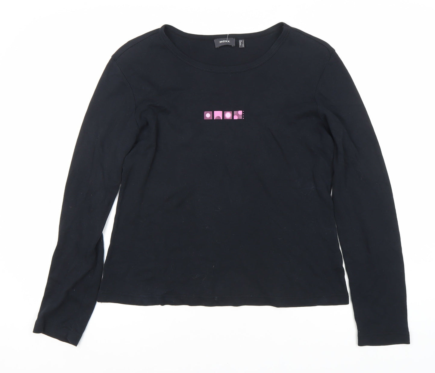 Mexx Women's Black Long Sleeve T-Shirt Size L