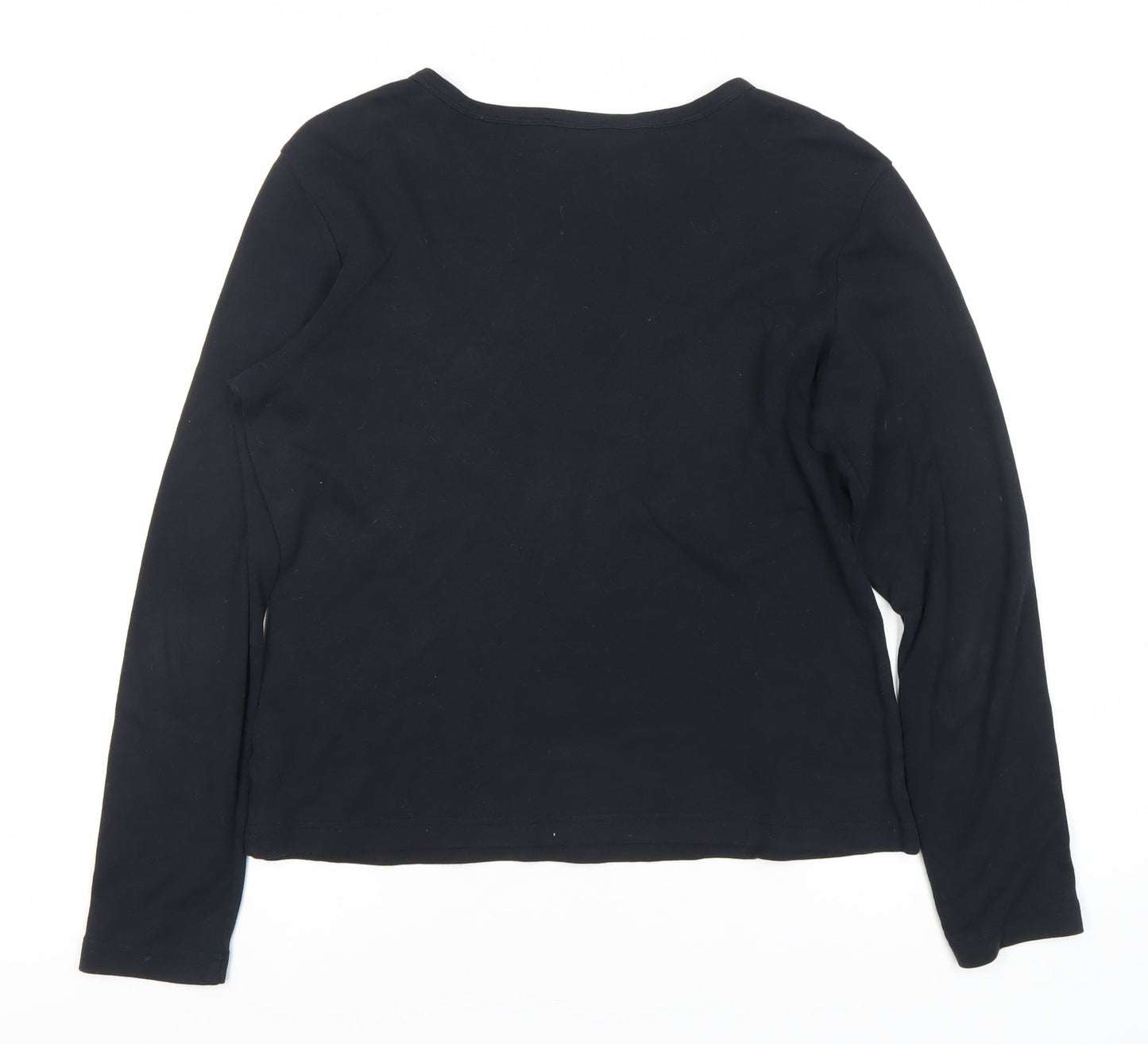 Mexx Women's Black Long Sleeve T-Shirt Size L