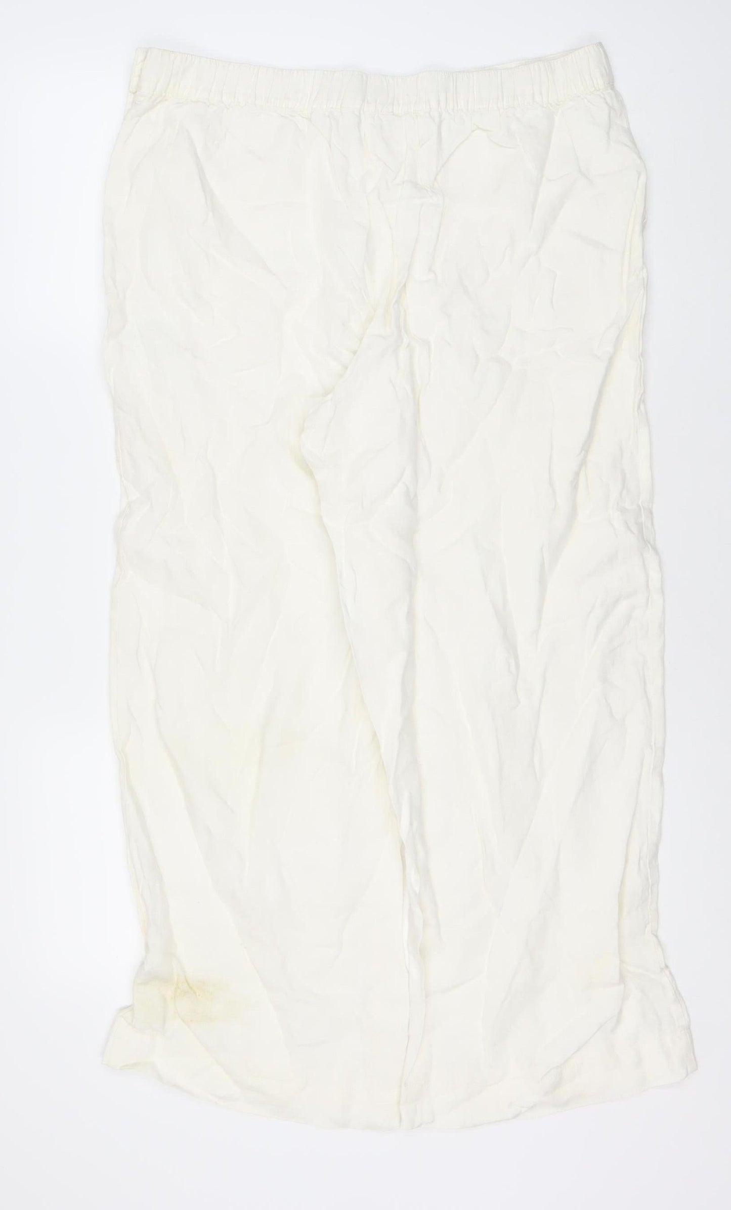 Womens UK Size L Monsoon   White Trousers