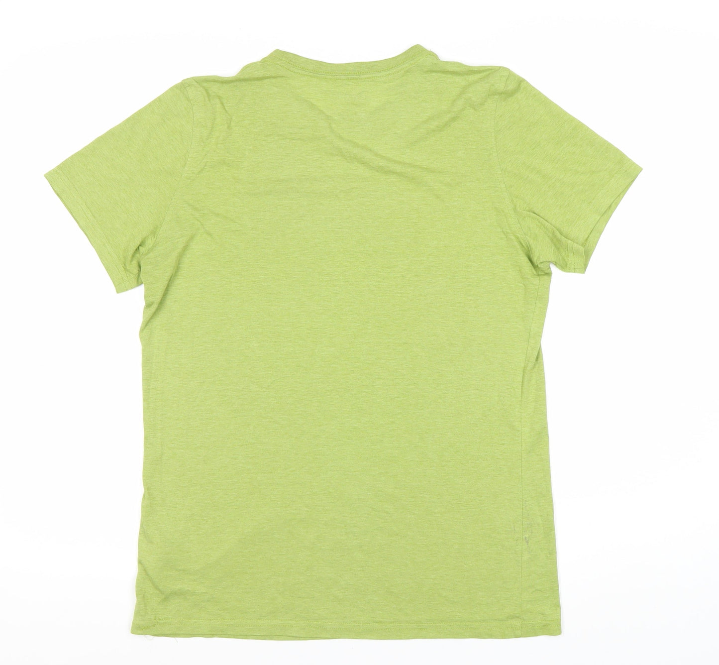 Reebok Men's Green Short Sleeve Logo T-Shirt - S