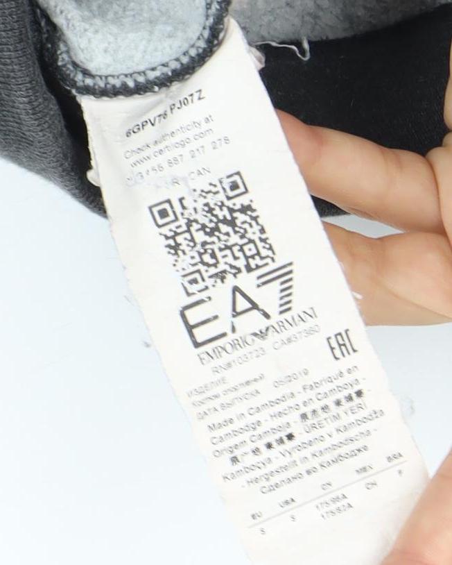 Emporio Armani Men's Black Jogger Trousers - Size S