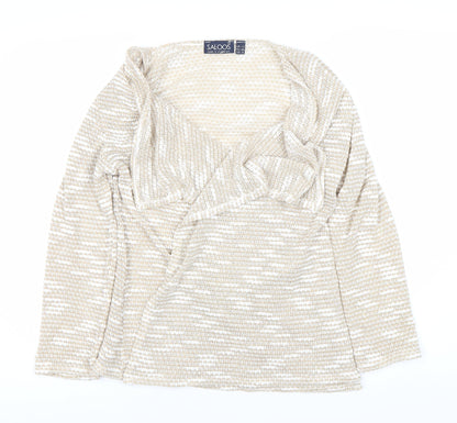 Womens UK Size 12 Saloos Beige Pullover Jumper